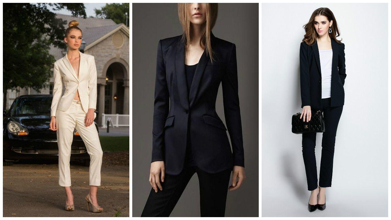 Модные тренды в деловых женских костюмах